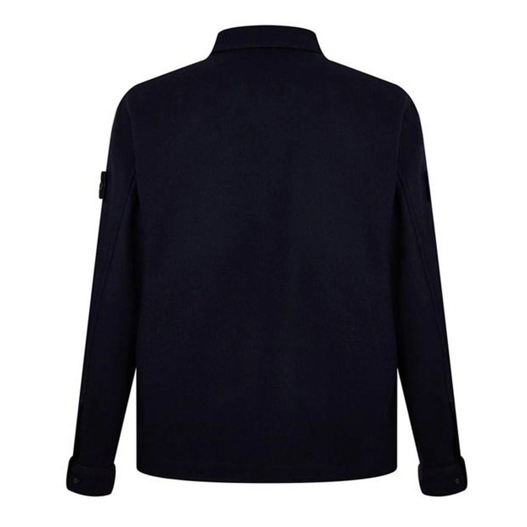 Stone Island Panno Double Coat - Blue